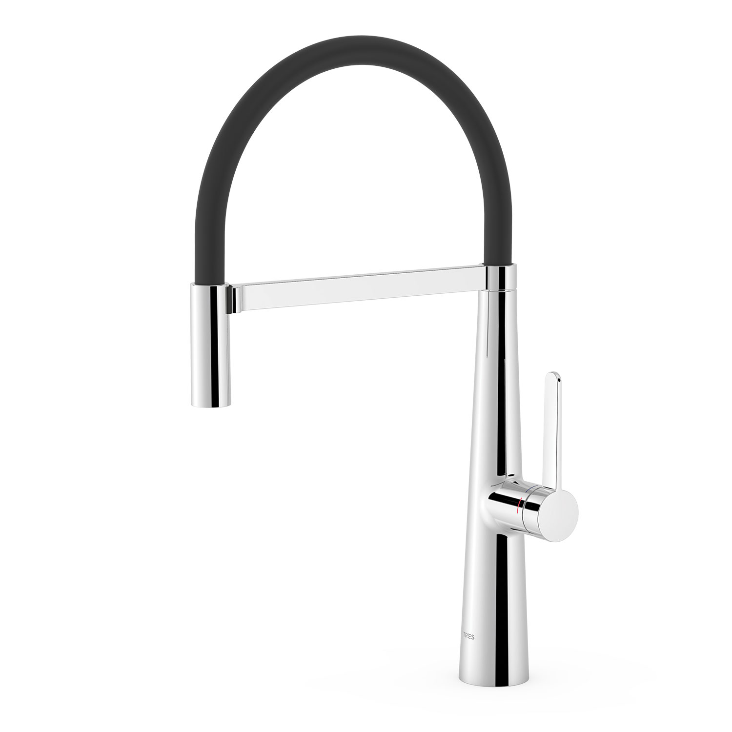 КУХОННЫЙ смеситель с одной ручкой и гибким изливом для кухни-23048702 TRES Kitchen