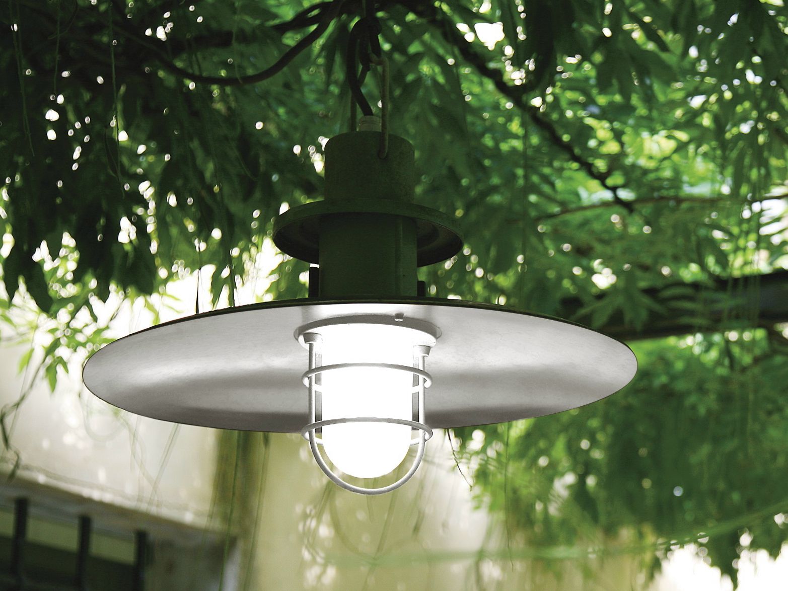 Открытый подвесной светильник из смолы и алюминия Martinelli Luce система Polo ARCH-00146604 - Вид №1