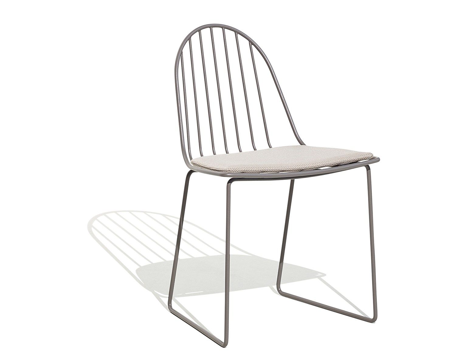 Алюминиевый стул с мягким сиденьем Bivaq Illa ARCH-00127129