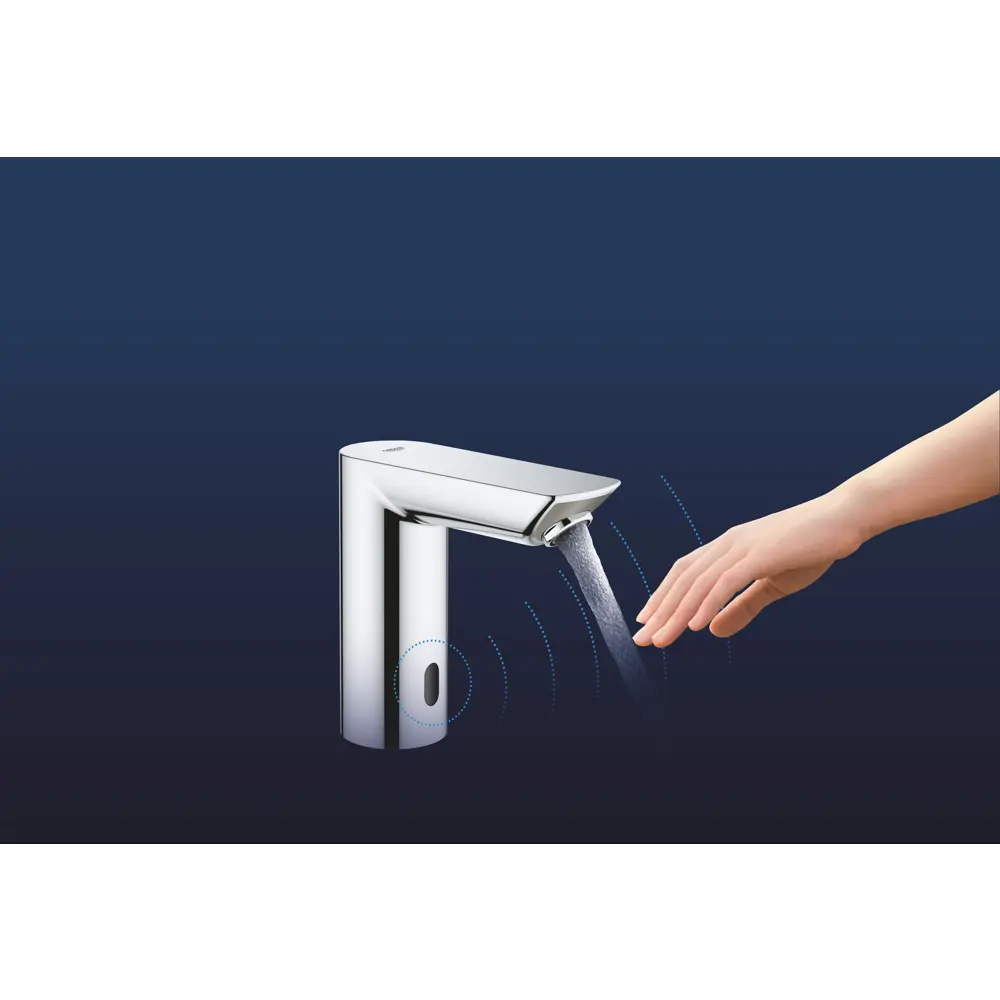 Смеситель для раковины Grohe Bau Cosmopolitan E 36451000 сенсорный цвет хром STLM-2058949 - Вид №15