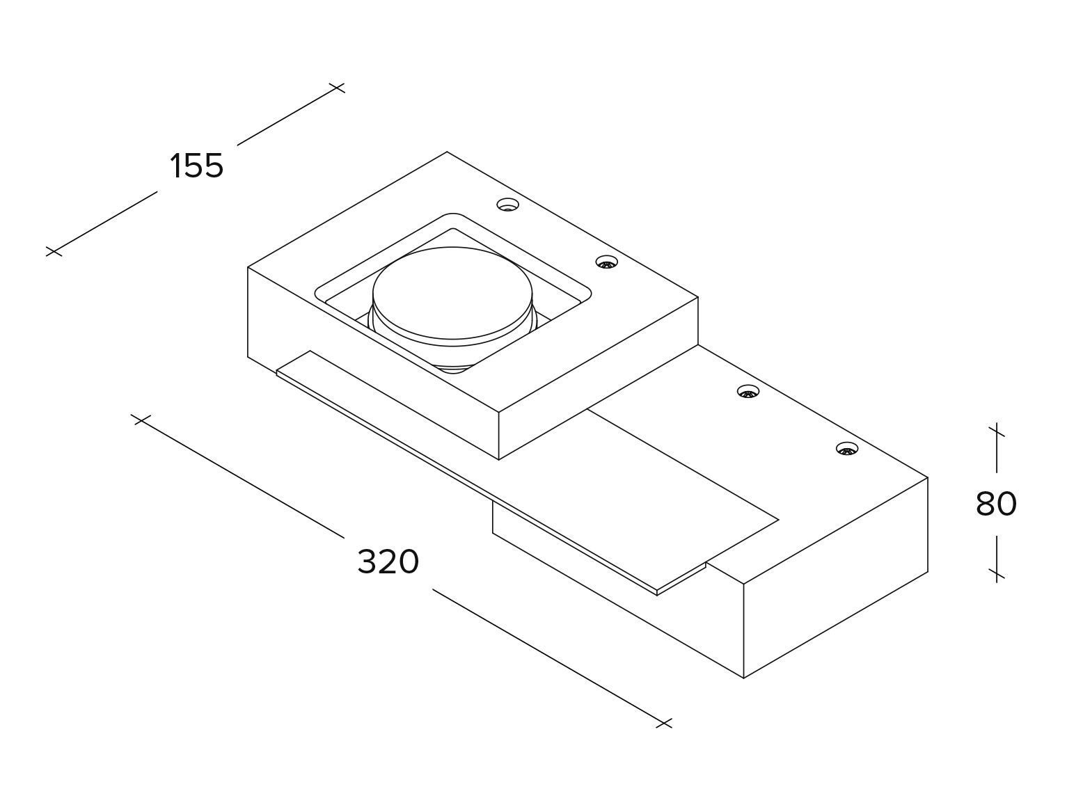 Гипсовая настенная лампа Tecnico MILET ARCH-00053140 - Вид №2