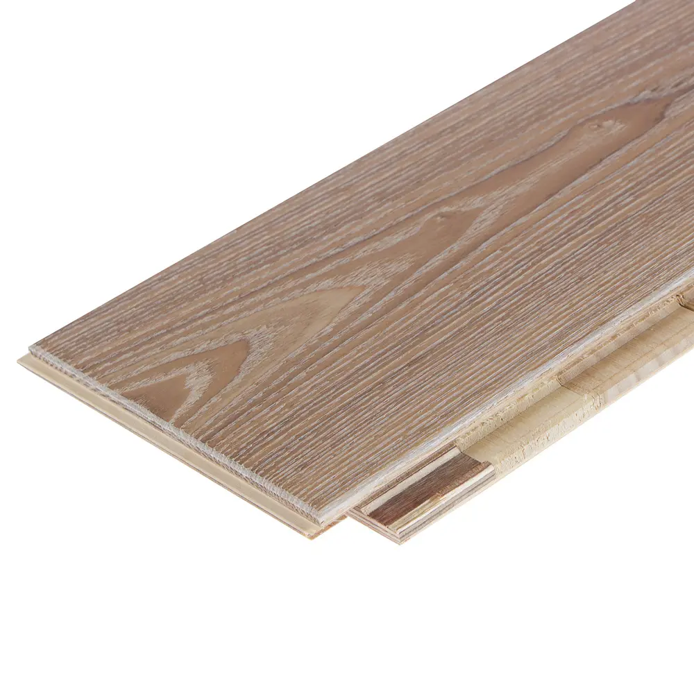 Паркетная доска однополосная «Ясень Арктик Браш AW» масло 0.909 м² Amber Wood STLM-2027423 - Вид №2