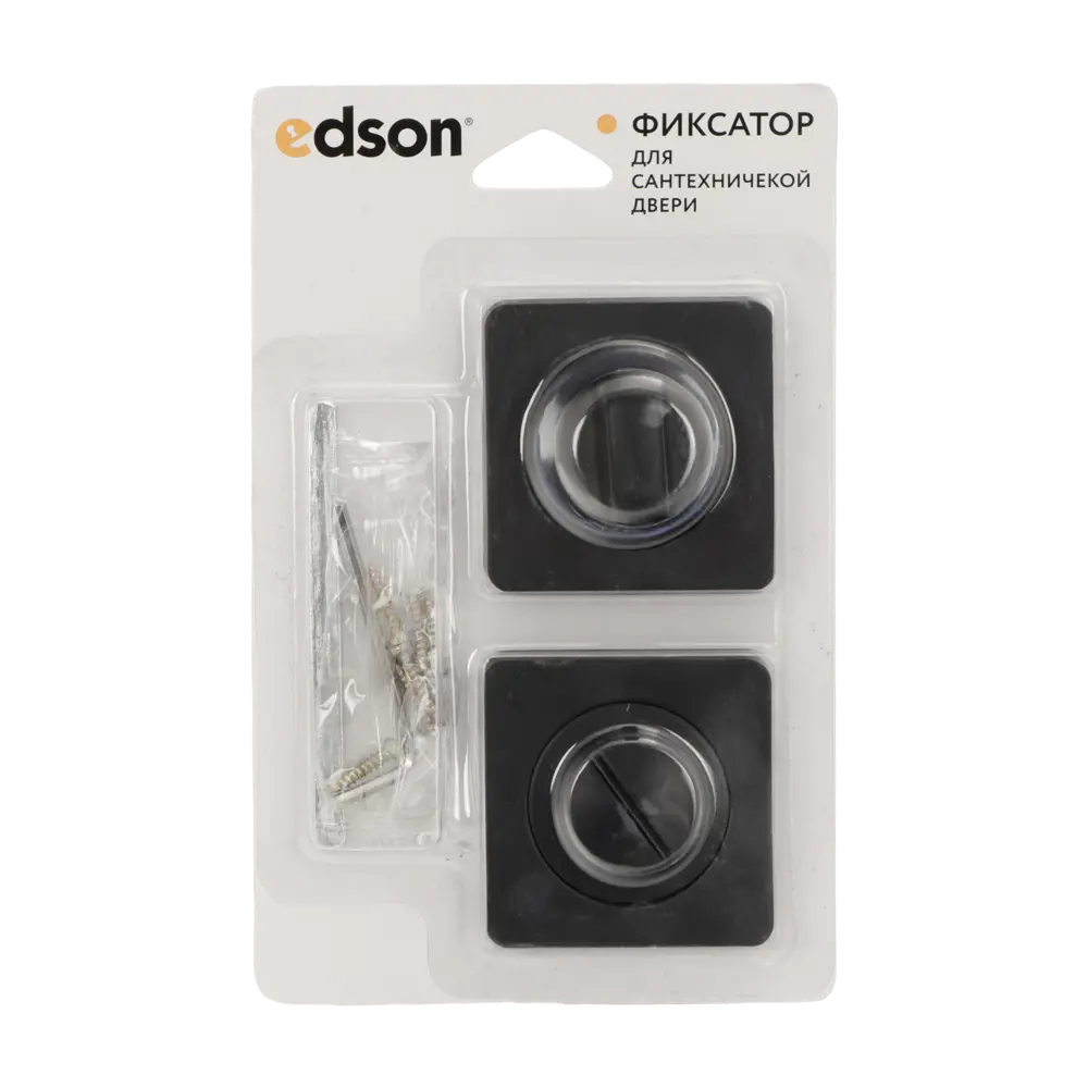 Завертка дверная Edson EDS-WC-QR1 алюминий цвет черный STLM-2205294 - Вид №2