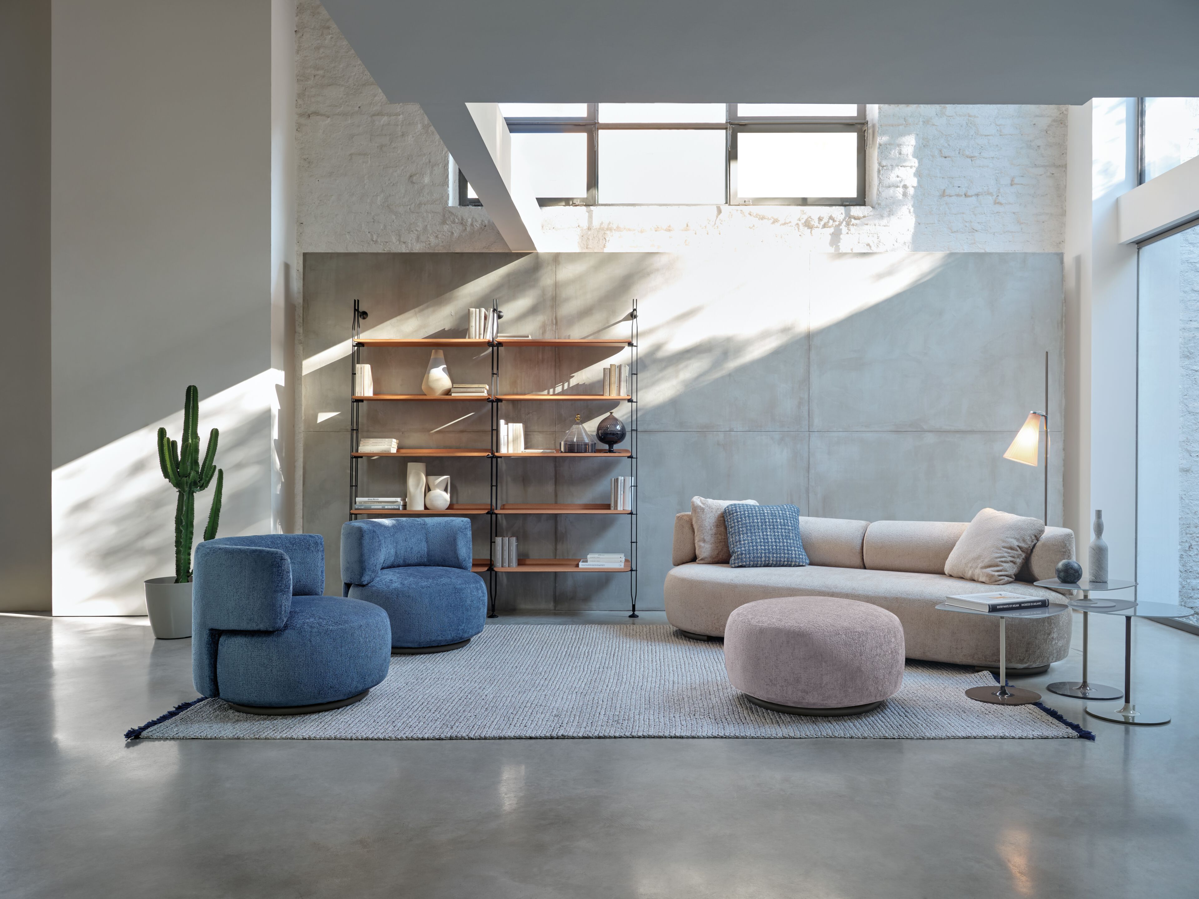 Тканевое вращающееся кресло Kartell K-Waiting ARCH-00147333 - Вид №2