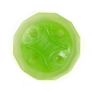 ПР0059093 Игрушка для собак Тарелка Космос с этикеткой (зеленый) DOGLIKE