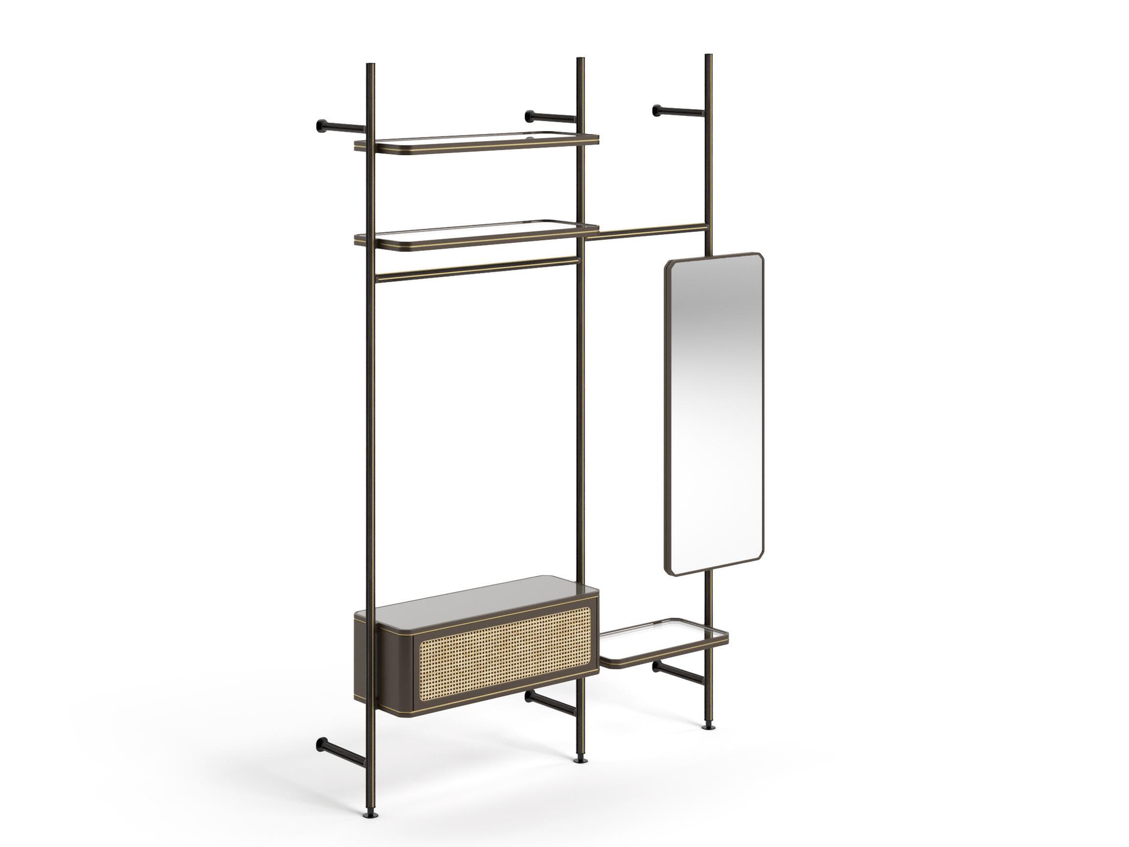 Секционный книжный шкаф с креплением пол-потолок Natuzzi Italia RADICE ARCH-00014034