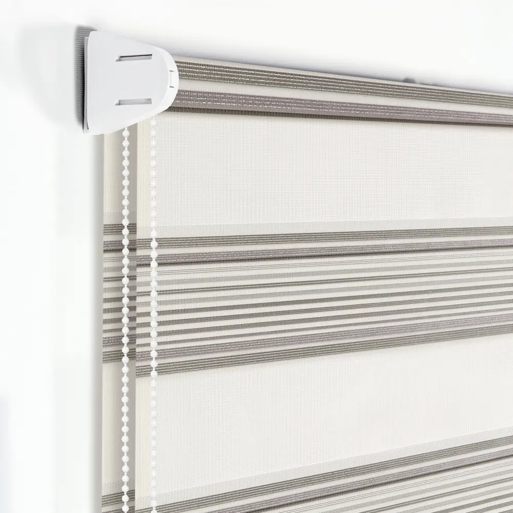 Штора рулонная день-ночь Verona 60x250 см серая MIAMOZA STLM-2006614 - Вид №1
