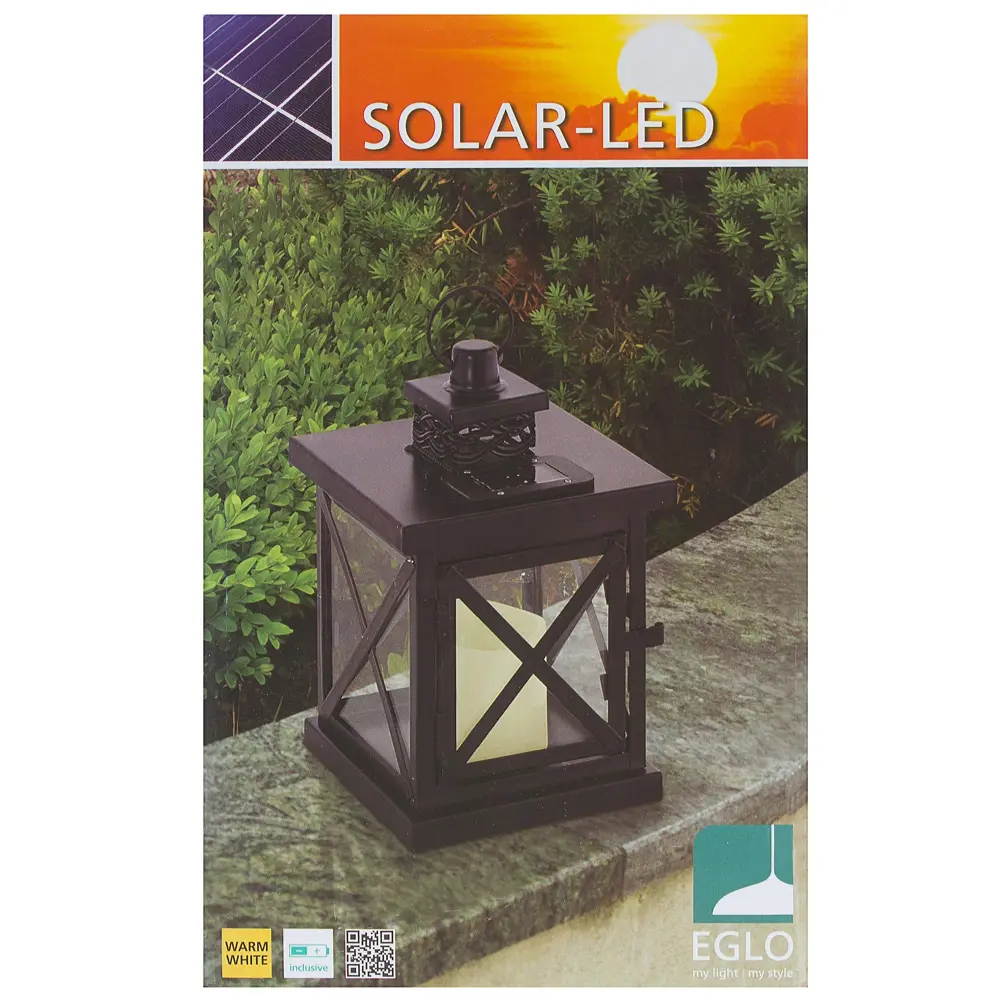 Светильник на солнечных батареях светодиодный «Фонарь» 1x0,06 Вт Eglo STLM-2025264 - Вид №3