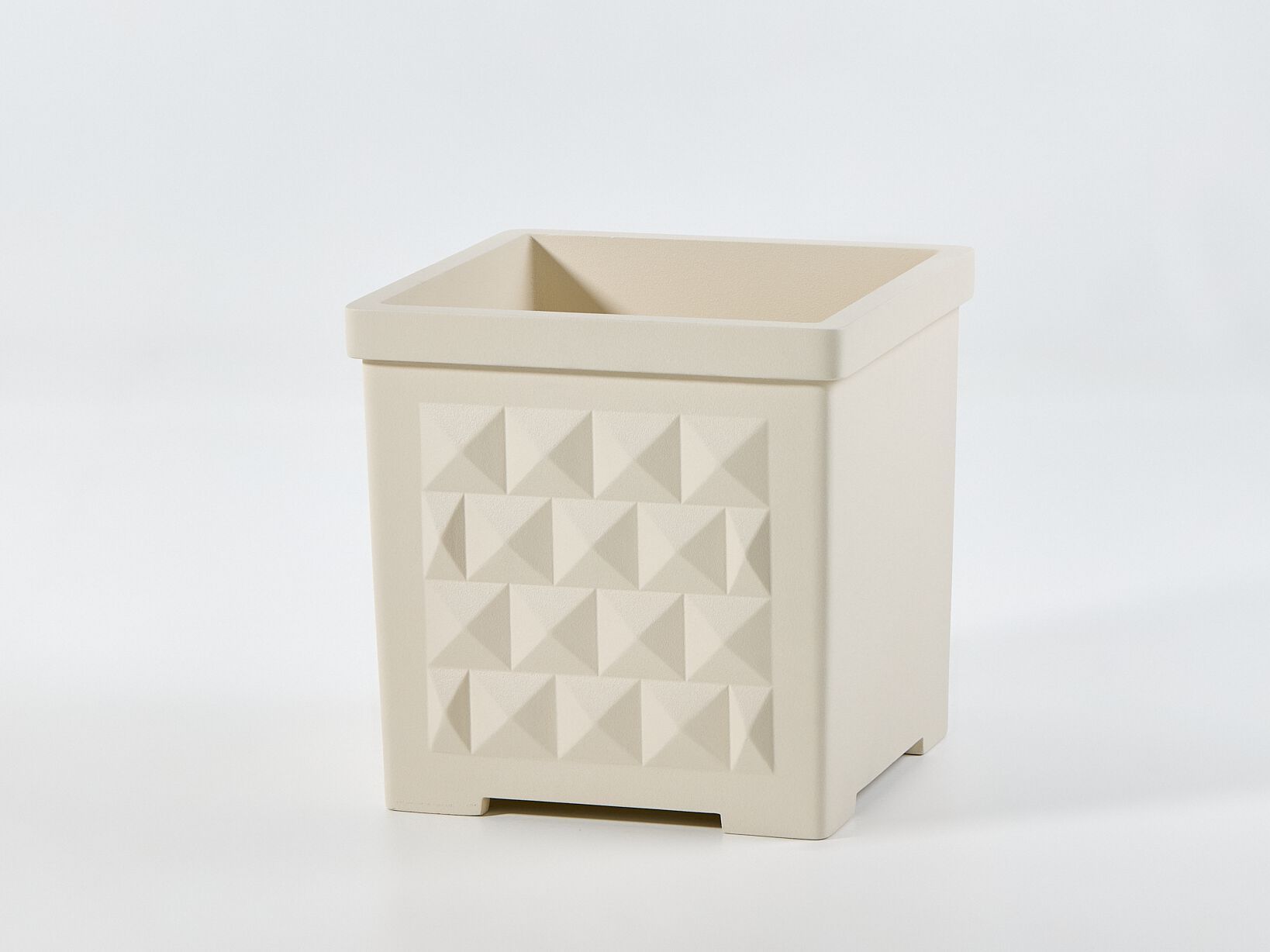 Перерабатываемый двухкомпонентный квадратный садовый горшок из смолы Ellemura бриллиант ARCH-00096716 - Вид №2