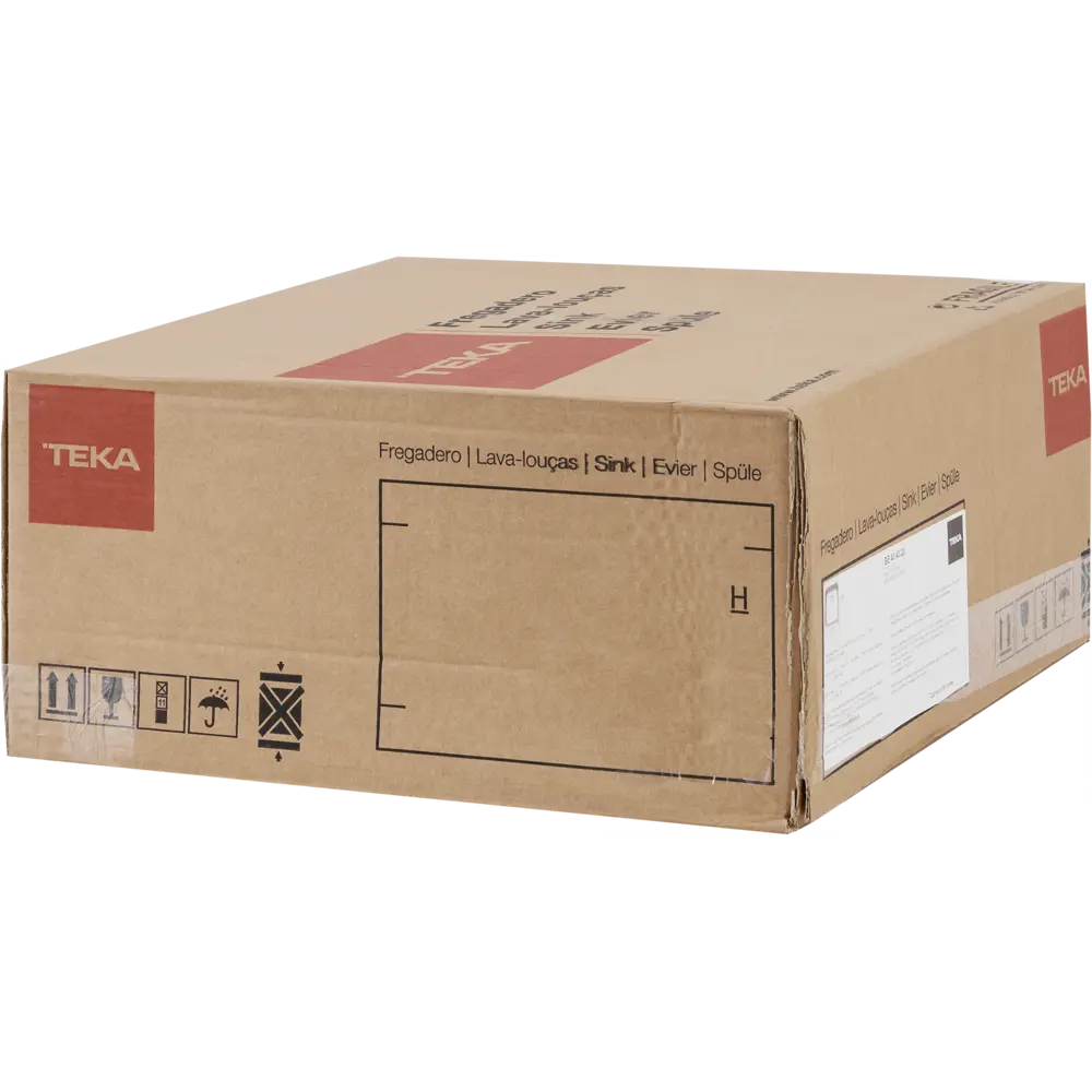 Мойка ТЕКА BE 43x43x20.3 см, нержавеющая сталь, цвет серебристый Teka STLM-2092863 - Вид №4