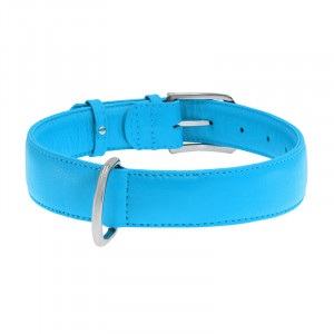 ПР0053788 Ошейник для собак Waudog Glamour без украшений (ширина 35мм, длина 46-60см) синий COLLAR