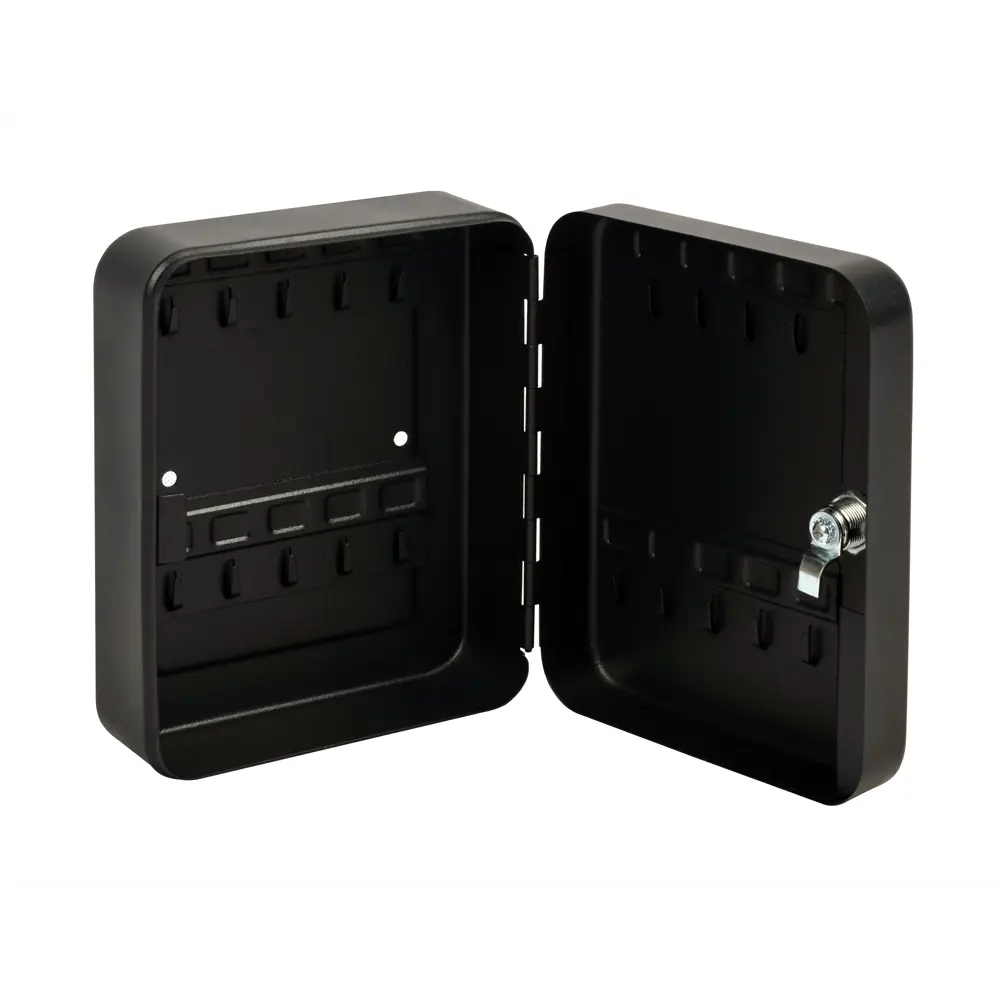 Шкаф для ключей сталь 20×16 см 20 ключей цвет черный DILWIS STLM-2021254 - Вид №2