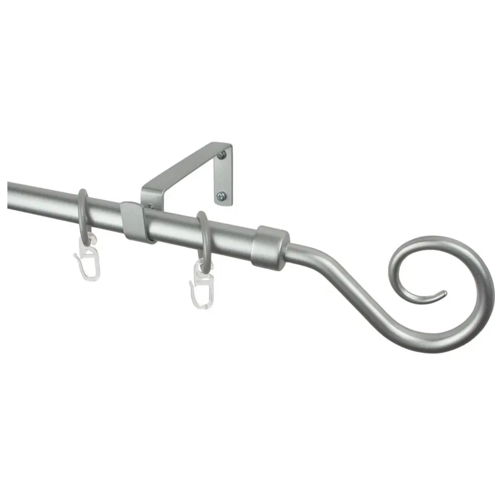 Карниз однорядный Easy «Крючок» 280 см цвет серебро ARTTEX STLM-2084522