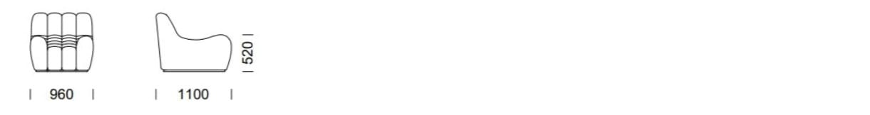 Съемное кресло из ткани Nobonobo Wadi ARCH-00049975 - Вид №8