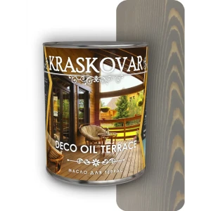Масло для террас Kraskovar Deco Oil Terrace серое небо 0.75л
