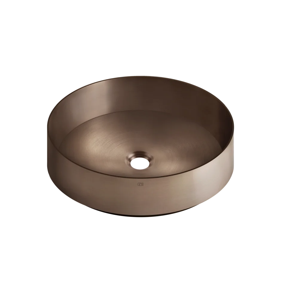 Умывальник 54601 708 Gessi Inverso МЕДНЫЙ МАТОВЫЙ PVD 54601708