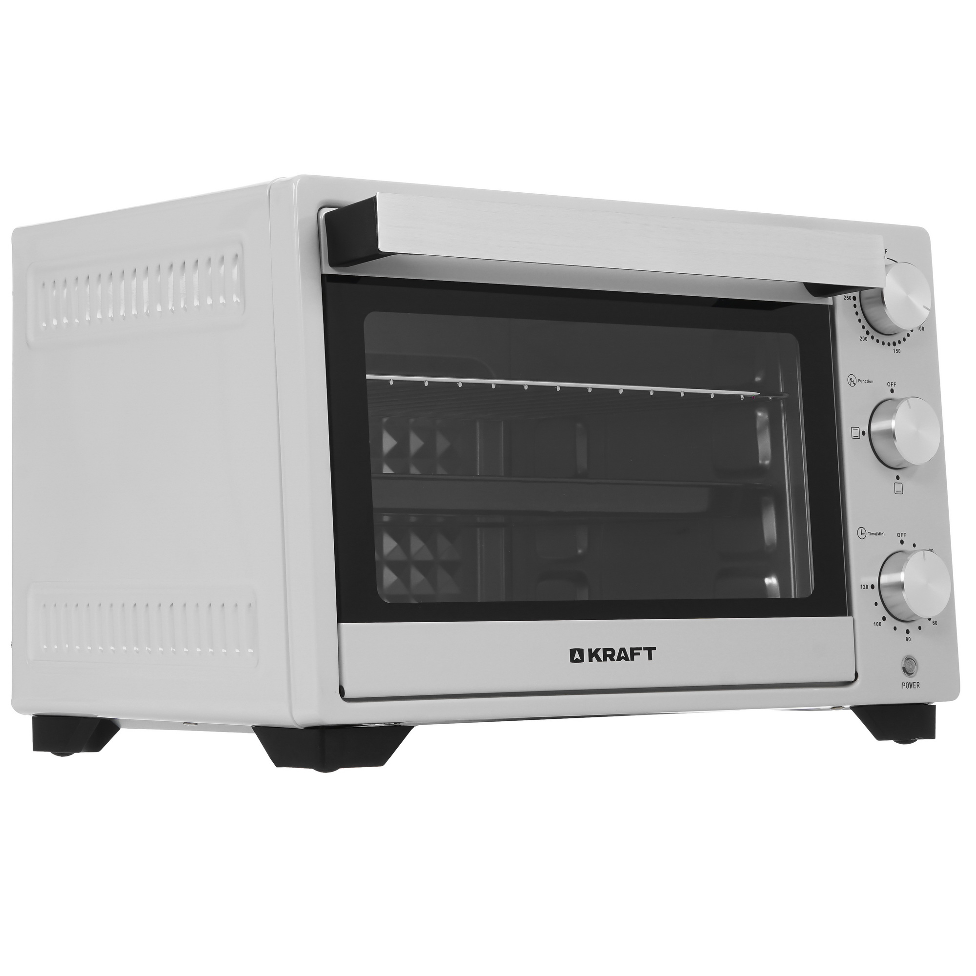 9080962 Мини-печь Kraft KFC-MO 250 HW белый STDN-0032740 - Вид №1