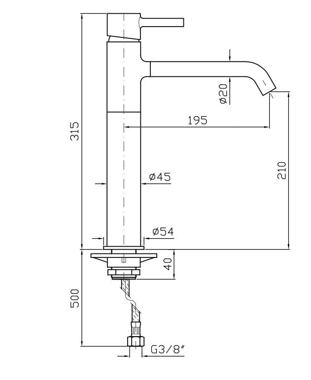 Однорычажный смеситель для кухни с поворотным изливом Zucchetti Pan S ARCH-00125790 - Вид №1