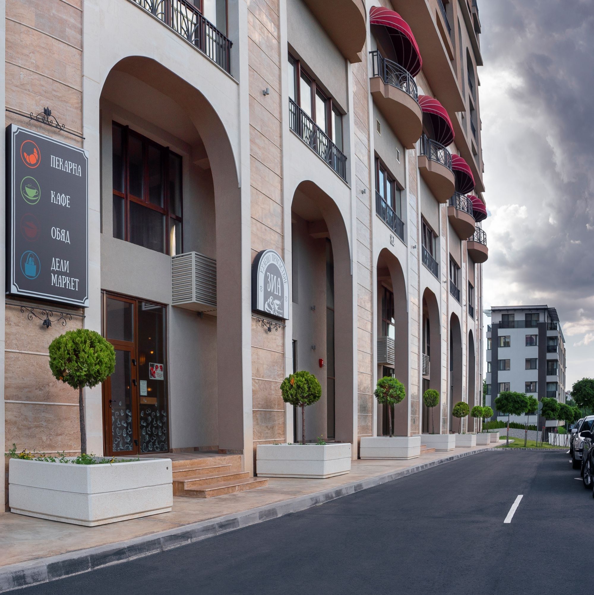 Бетонная квадратная плантатор ENCHO ENCHEV - ETE 96 ARCH-00065250 - Вид №3