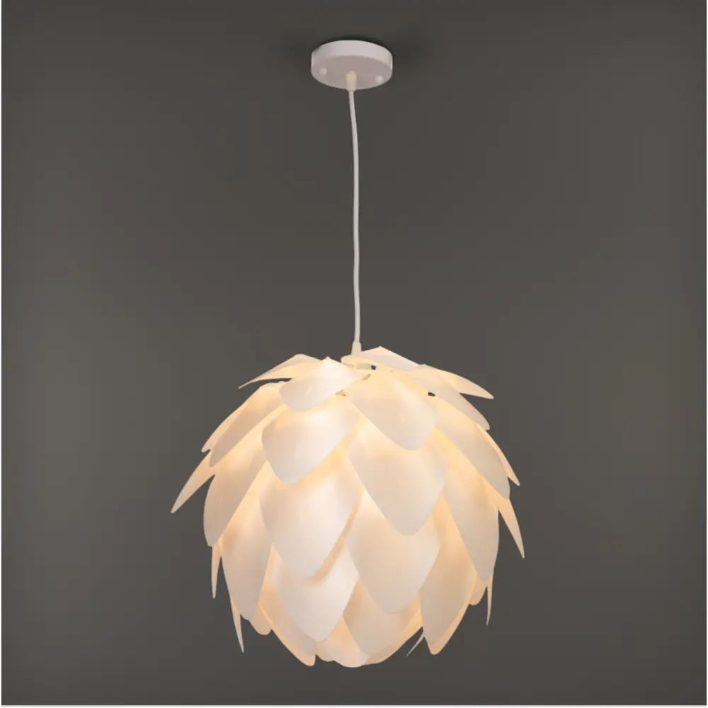 Светильник подвесной Lamplandia Arum White L1287, 1 лампа, 5 м², цвет белый STLM-2011571 - Вид №1