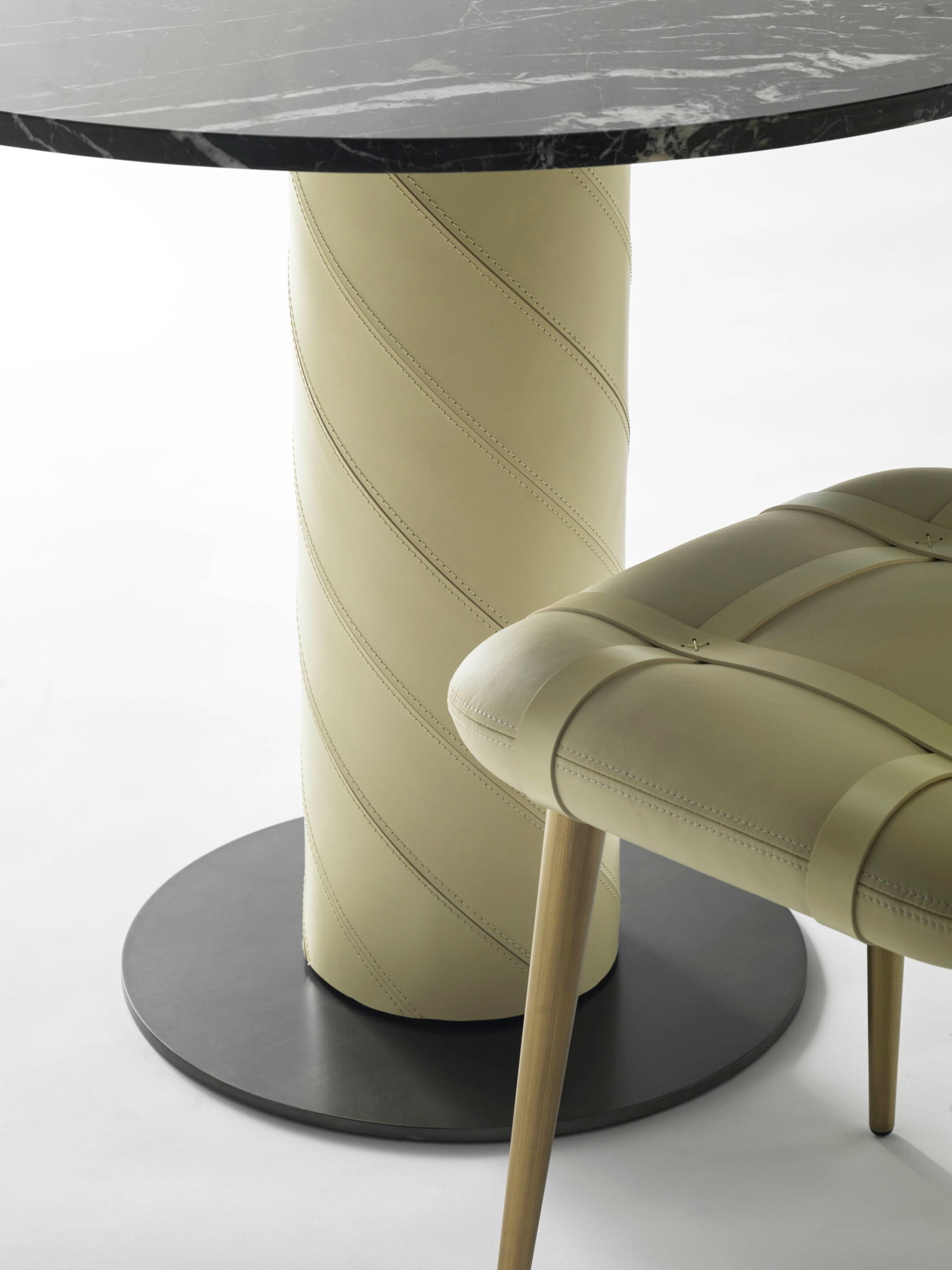 Мраморный овальный обеденный стол Fasem Rolling ARCH-00027715 - Вид №1