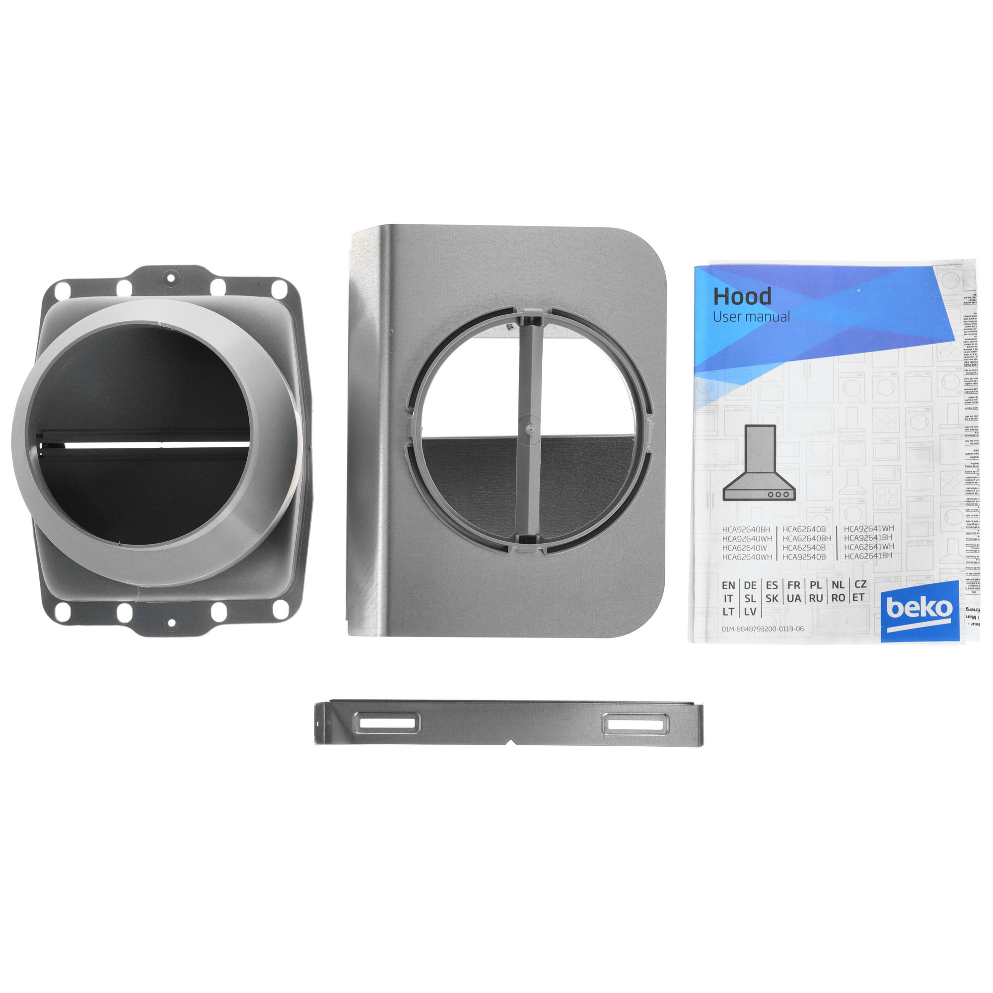 8169327 Вытяжка наклонная Beko HCA62540B черный/черный STDN-0101085 - Вид №10