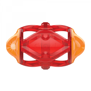 ПР0058988 Игрушка для собак Edge Flash Регби-мяч светящийся 15см GIGWI