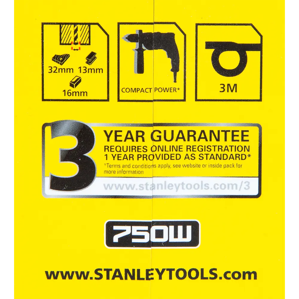 Дрель ударная Stanley Fatmax FMEH750K, 750 Вт STLM-2011226 - Вид №6