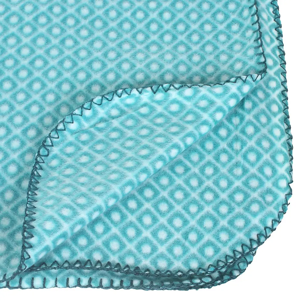 Плед флисовый «Play» 130х170 см цвет морской волны BELEZZA STLM-2072204 - Вид №2