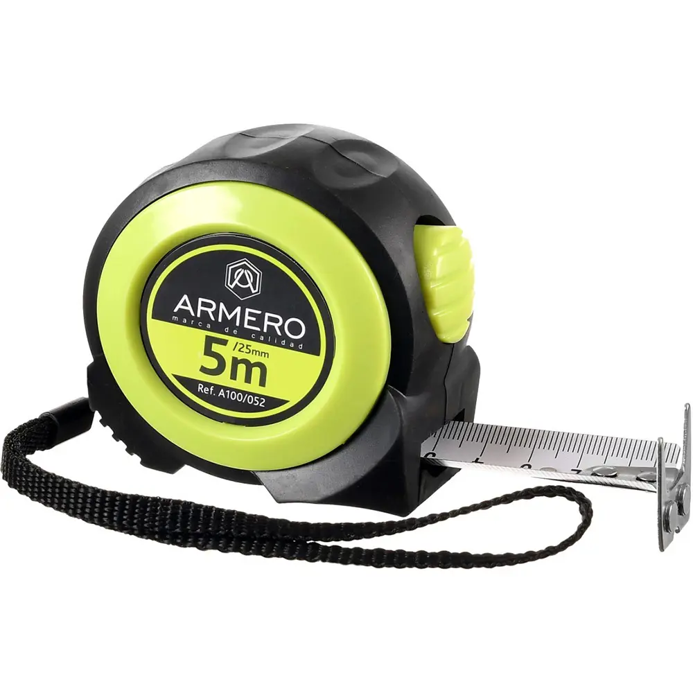 Рулетка Armero с автоблокировкой A100/052, 5 м x 25 мм STLM-2201469