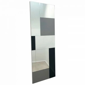 Зеркало-панно напольное серое "Стрэйз-2" GRAUM ДИЗАЙНЕРСКИЕ 304144 Черный;серый