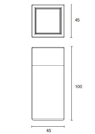Бетонные стойки для мусора SIT BLOCK ARCH-00046922 - Вид №2