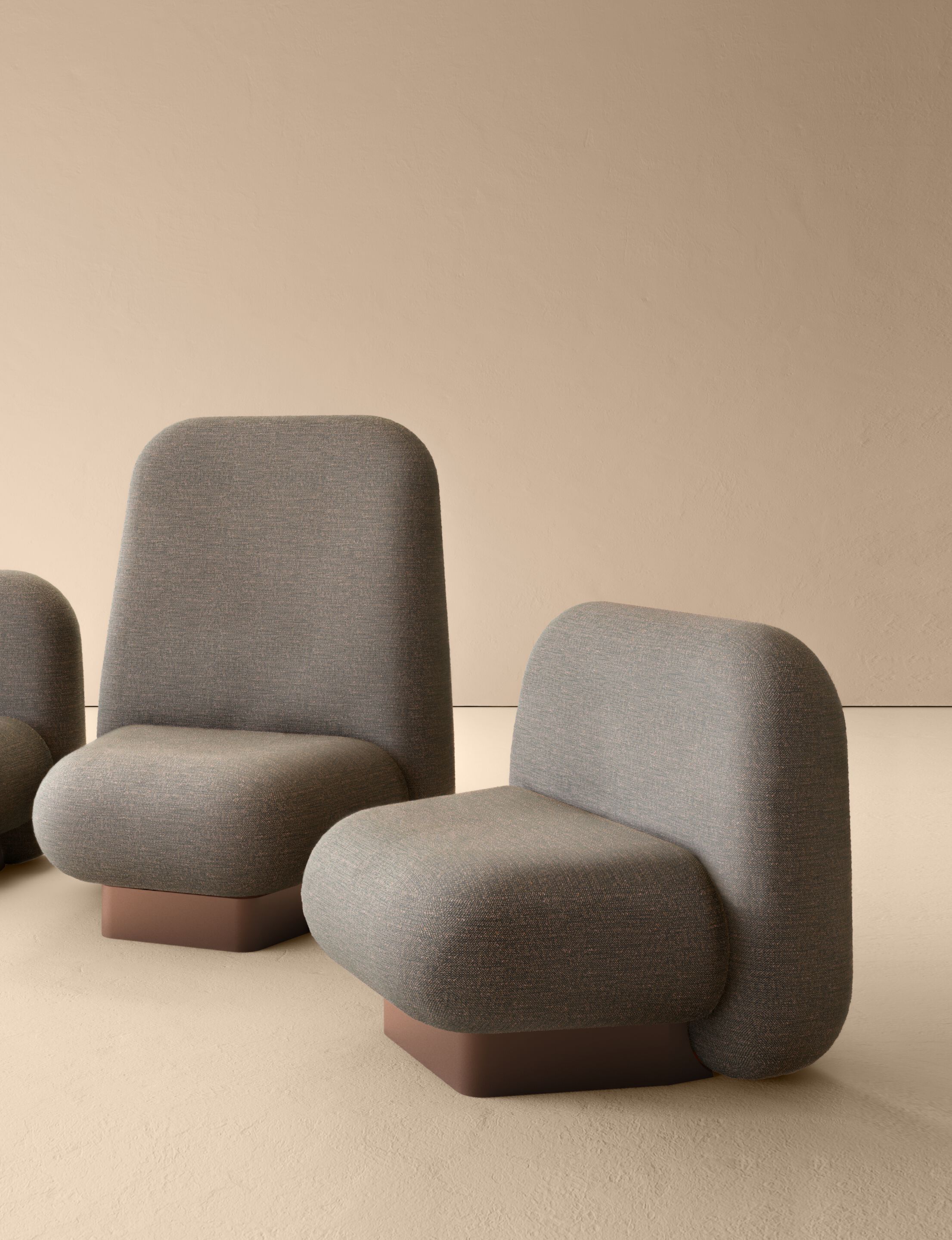 Тканевое кресло без подлокотников Quinti Sedute SEXY MEET ARCH-00045250 - Вид №7