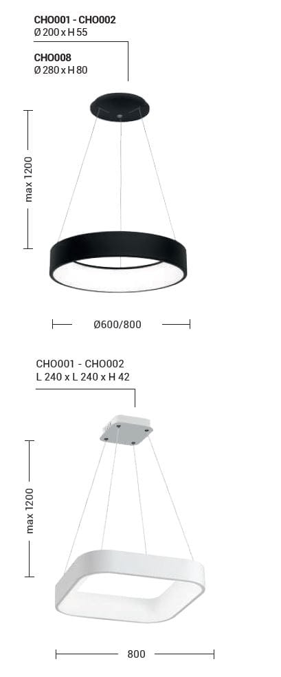 Металлический светодиодный подвесной светильник Rossini Illuminazione Шопен ARCH-00068203 - Вид №7