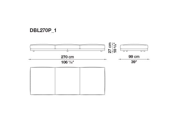 Кожаный диван B&B Italia док ARCH-00106863 - Вид №153