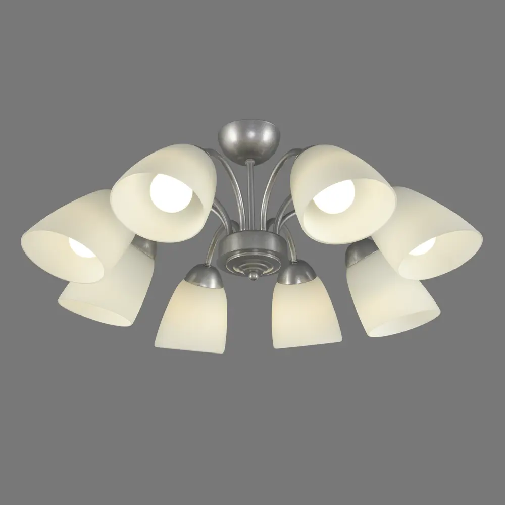 Люстра «Лера», 8хЕ27х60 Вт, цвет серебро ЗАВОД ЭЛЕТЕХ STLM-2188536 - Вид №3