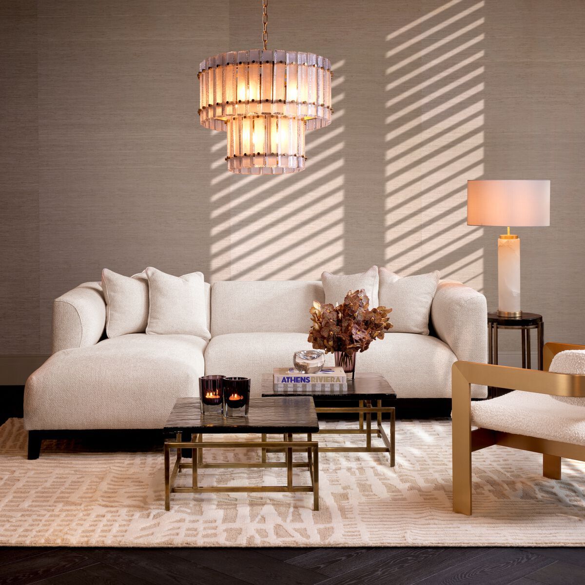 3-местный тканевый диван с полуостровом Eichholtz CORSO ARCH-00140481 - Вид №5