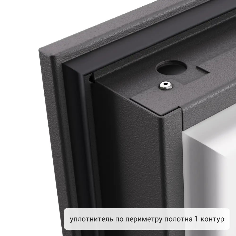 Дверь входная металлическая Термо С-2 эмаль Стелла 880 мм левая цвет белый TOREX STLM-2205452 - Вид №11