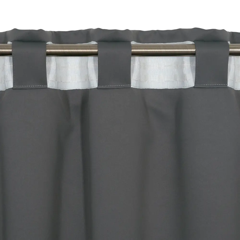 Штора на ленте «Ночь», 200x280 см, цвет серый INSPIRE STLM-2147711 - Вид №5