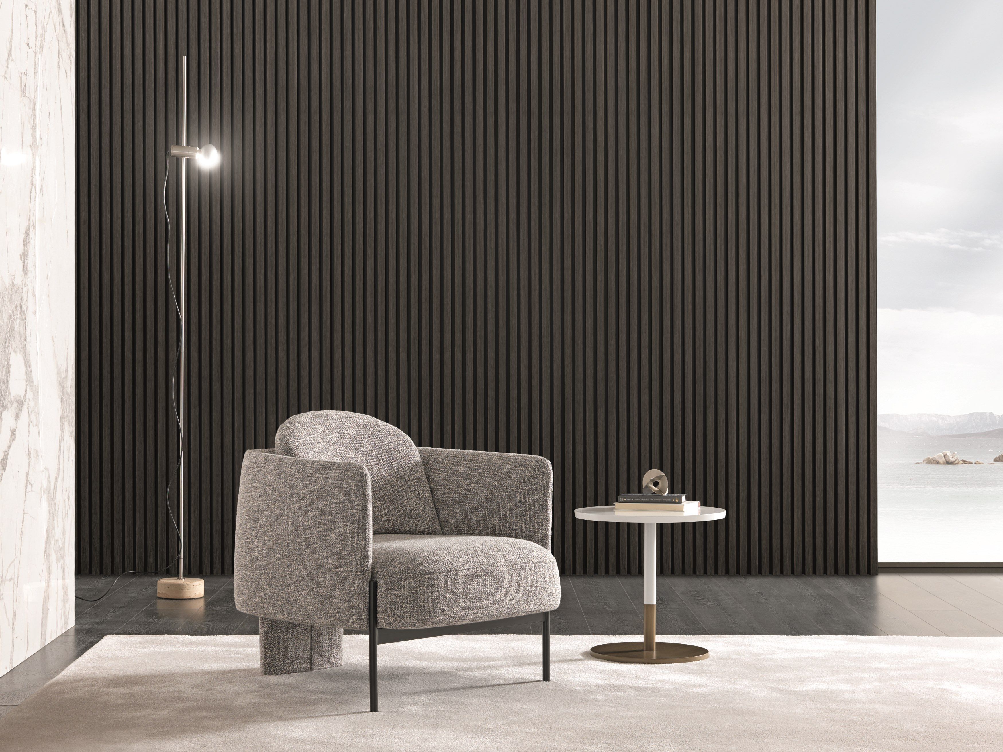 Тканевое кресло с подлокотниками MisuraEmme VIRGIN ARCH-00004094 - Вид №2