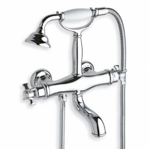 CRICN182 Внешний термостатический смеситель для ванны с гибким шлангом и ручным душем против известкового налета Cristina Rubinetterie