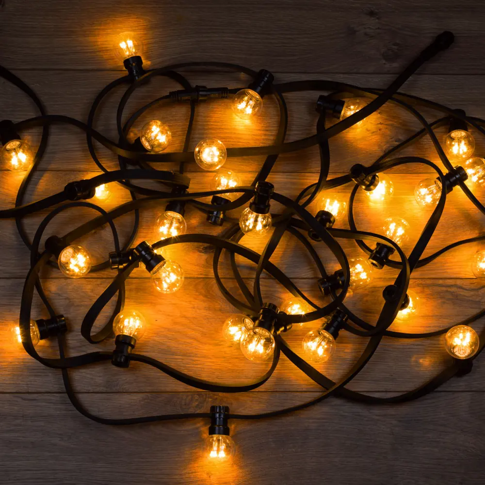 Гирлянда белт-лайт из лампочек Neon-Night Belt Light 10 м 30 ламп цвет желтый Santreyd STLM-2081025