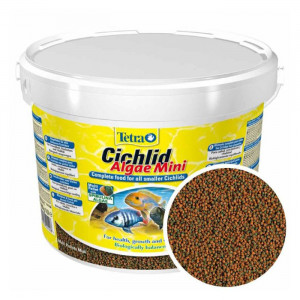 ПР0042190 Корм для рыб Cichlid Algae Mini для всех видов цихлид 10л (ведро) TETRA