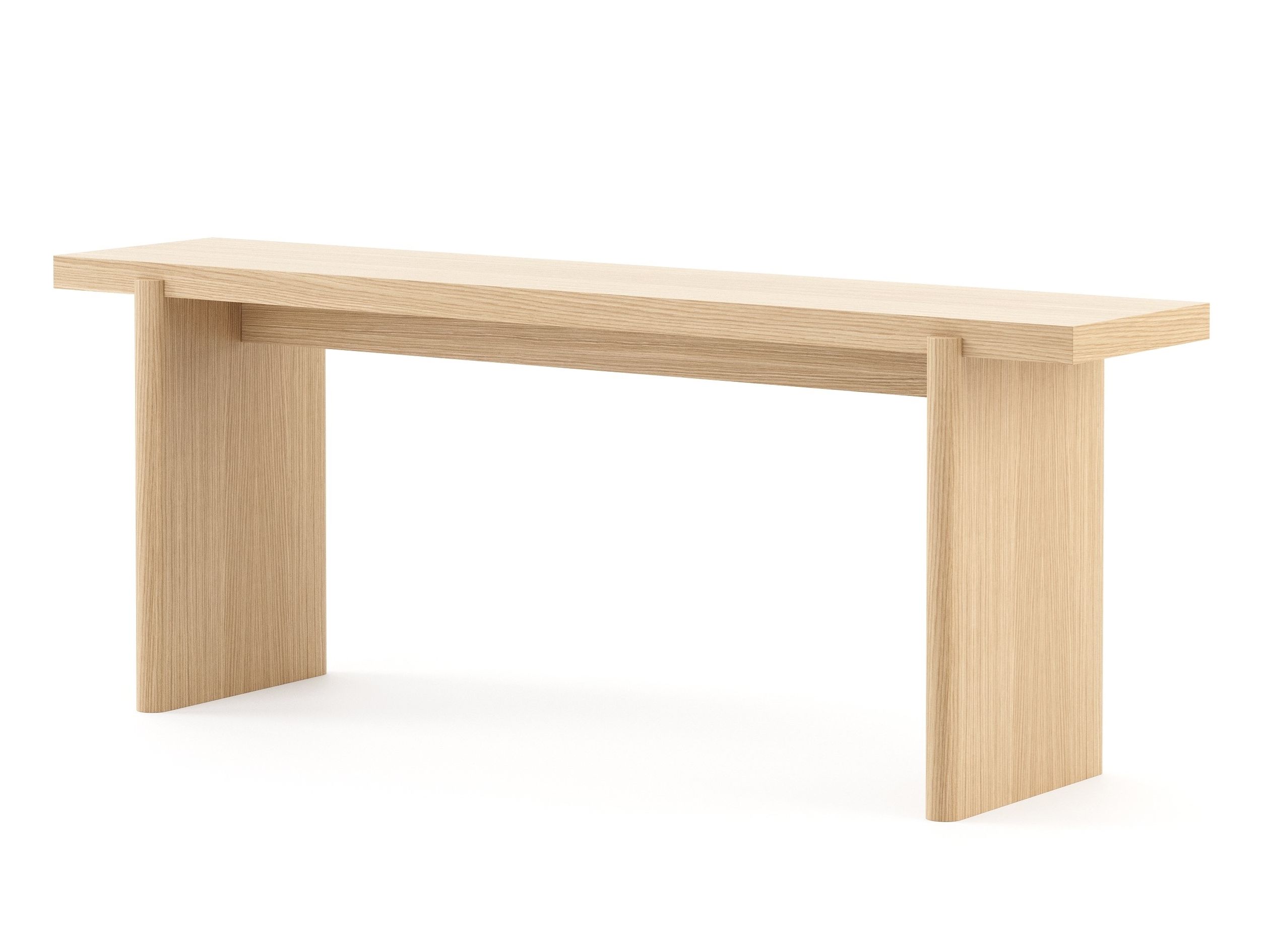 Прямоугольная консоль из грецкого ореха Stylish Club Natur ARCH-00142230 - Вид №8