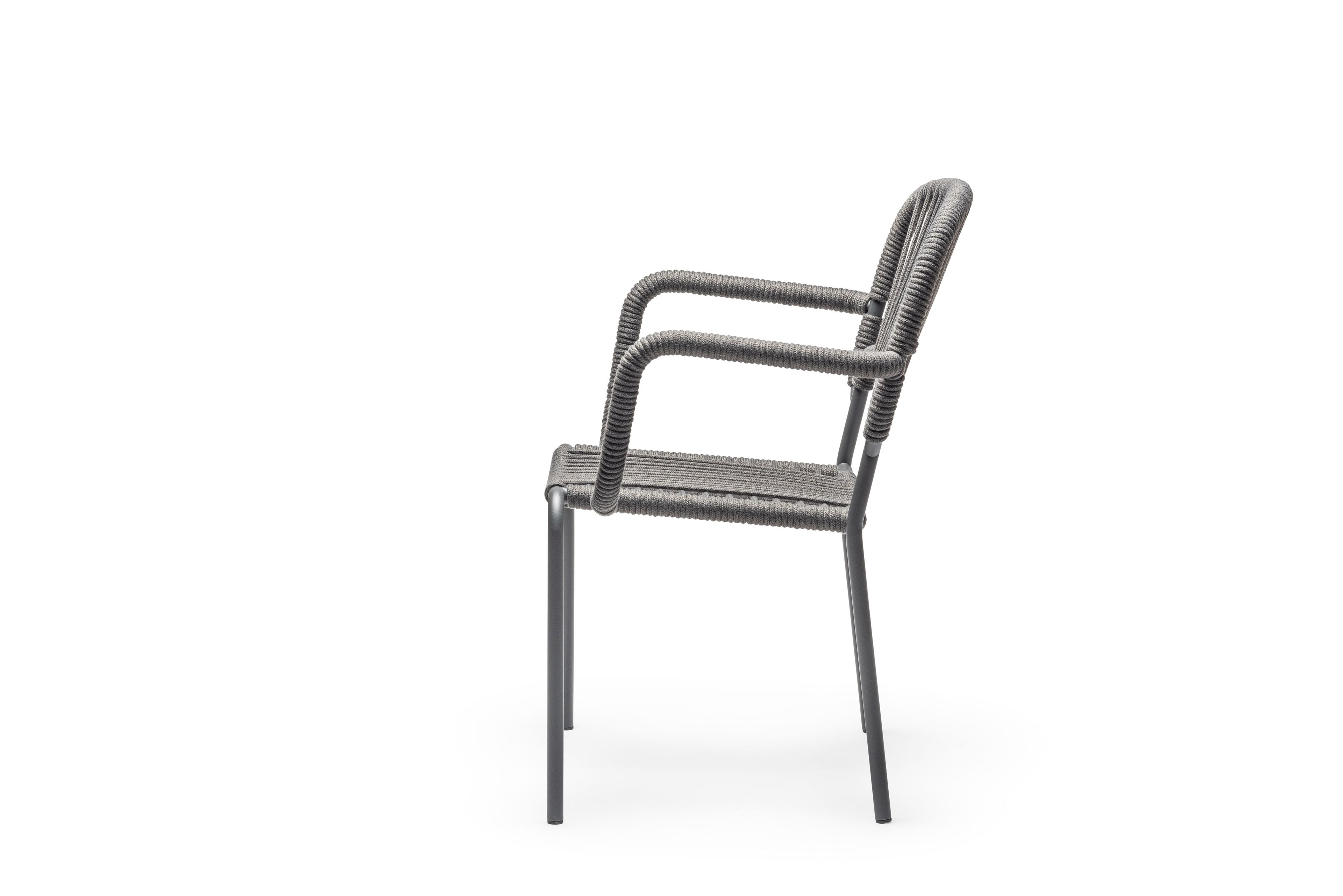 Стул из морской веревки с подлокотниками CHAIRS & MORE Moyo ARCH-00020117 - Вид №1