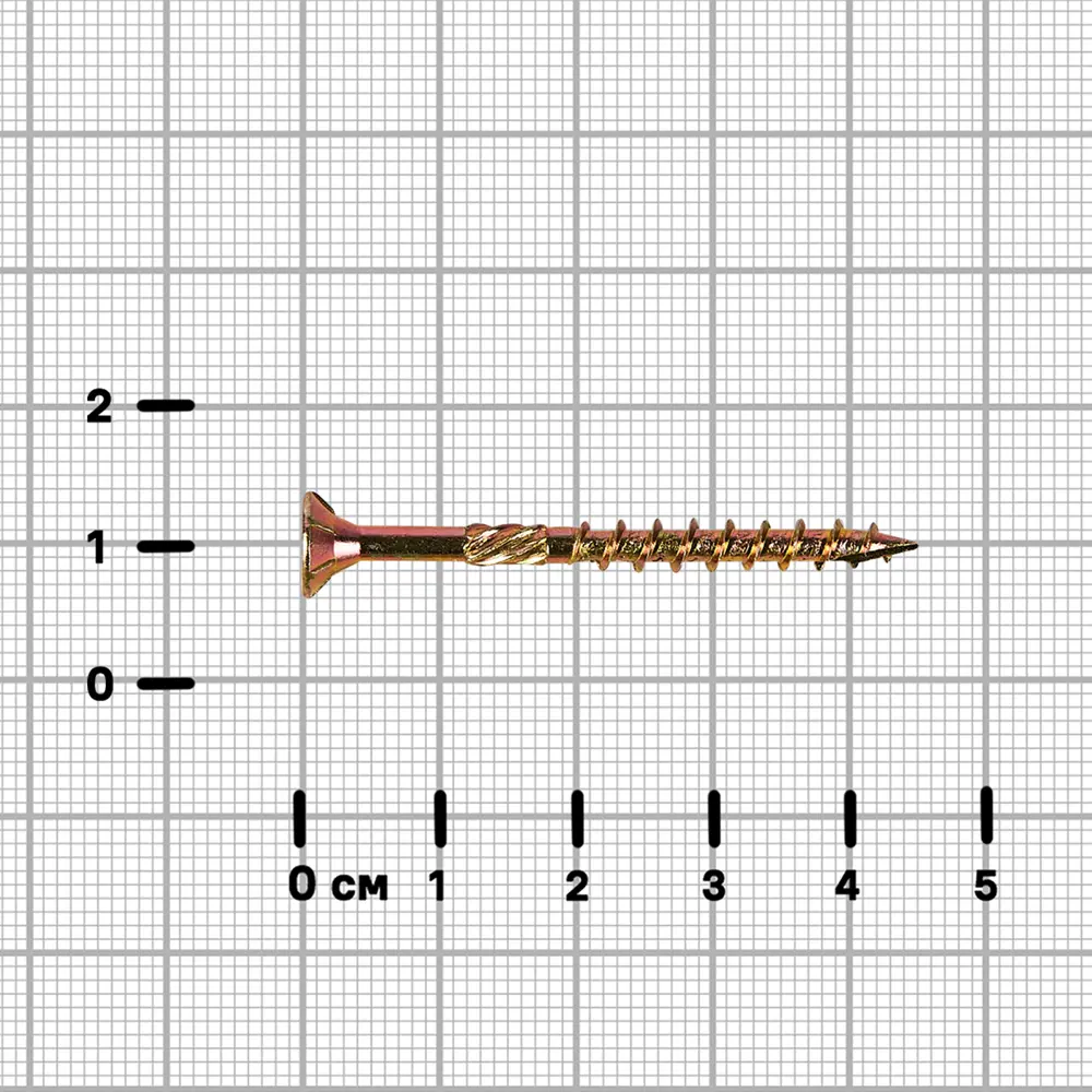 Santreyd: Конструкционные саморезы по дереву 4×45 мм (16 шт) 89335578 STLM-1009549 - Вид №2