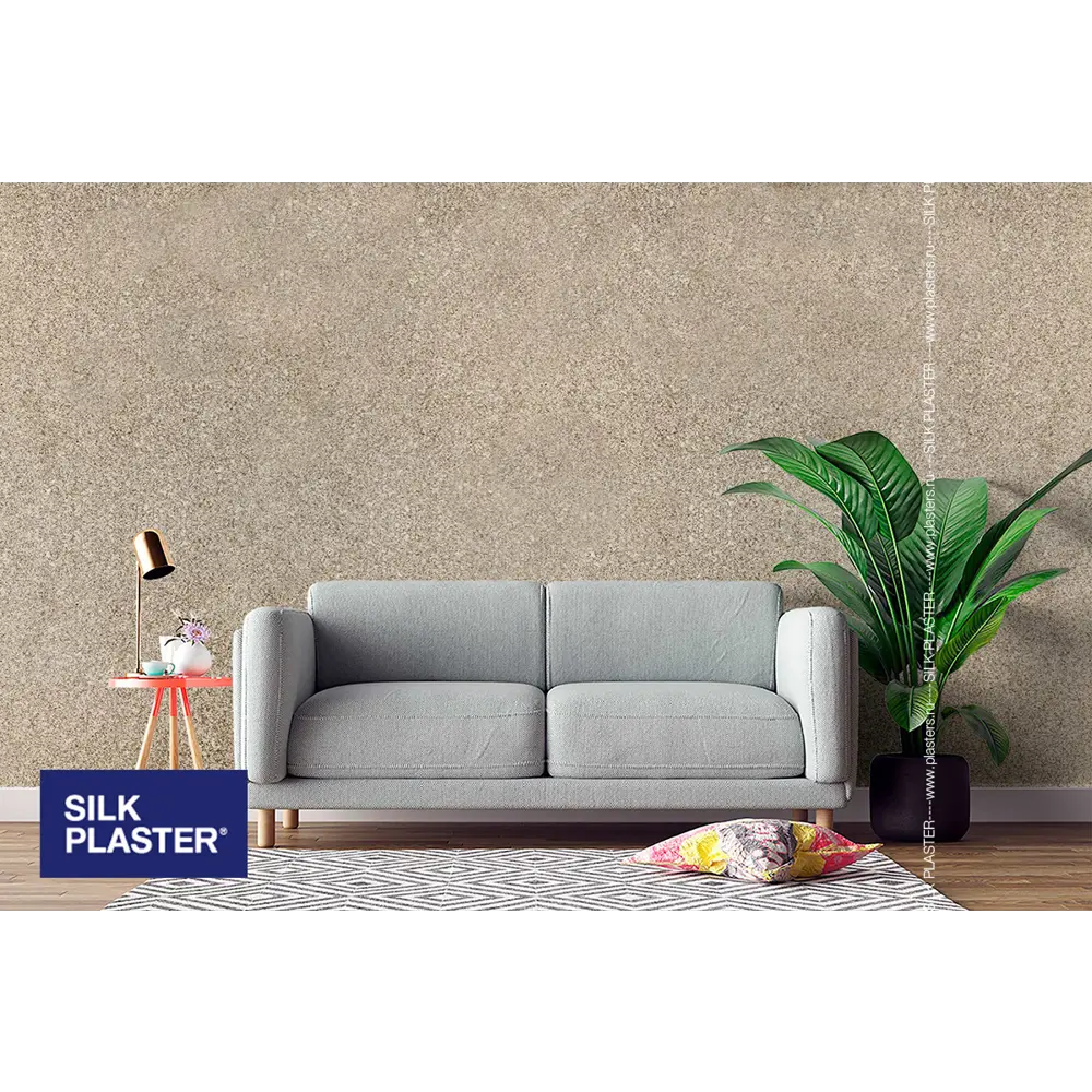 Жидкие обои Silk Plaster Absolute А222 1.05 кг цвет серо-кофейный 82736037 STLM-2167348  - Вид №3