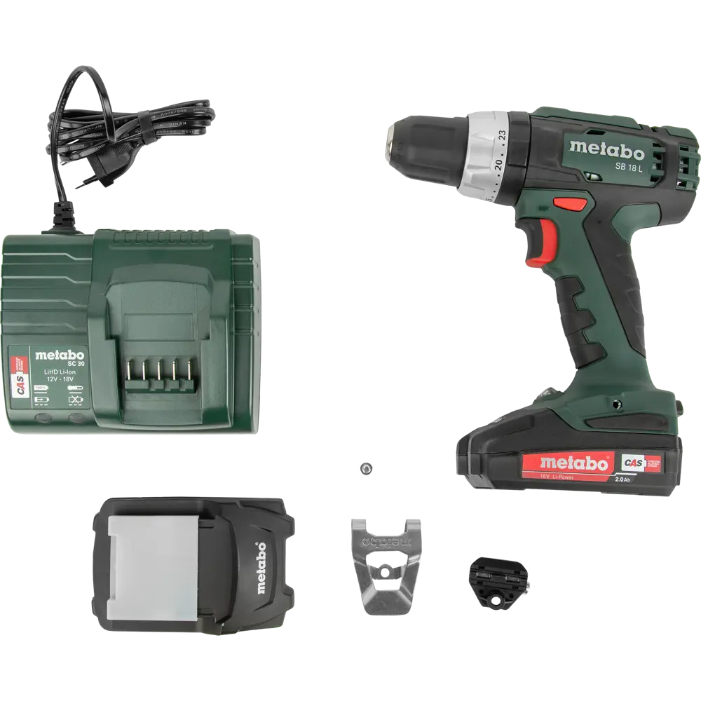 Дрель-шуруповёрт аккумуляторная ударная Metabo SB 18 L, 602317500, 18 В Li-Ion 2x2 Ач STLM-2031809 - Вид №4