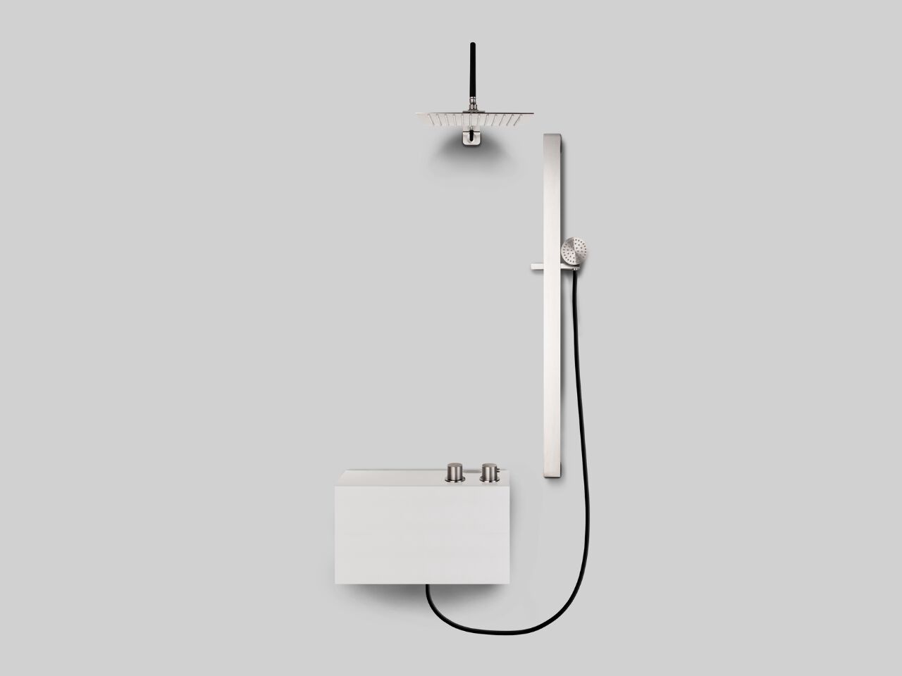 Стержень из нержавеющей стали с ручным душем Cropelli Alyssia ARCH-00026928 - Вид №11