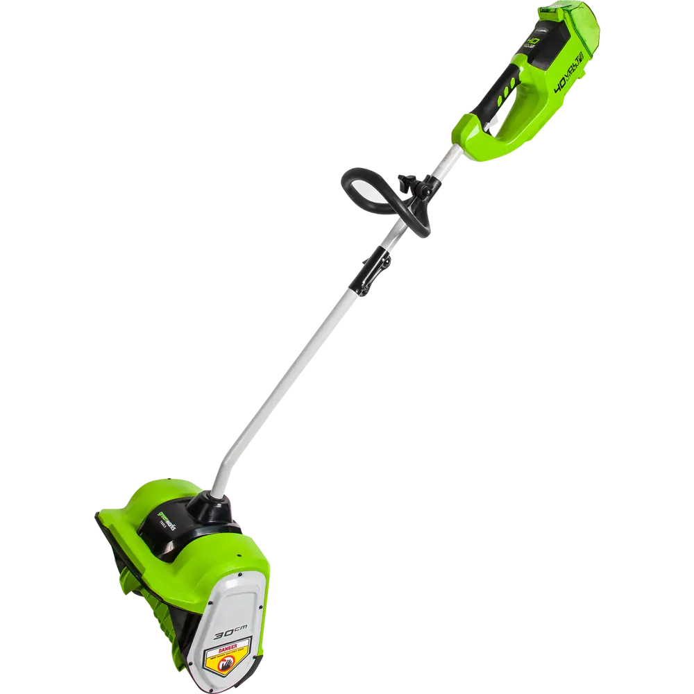 Снегоуборщик аккумуляторный GREENWORKS Бесщёточный GD40SS 30 см 40 В x без АКБ и ЗУ STLM-2016087